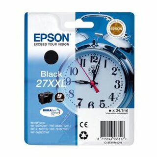 Tintenpatrone Epson T279140, Reichweite: 2.200 Seiten, schwarz