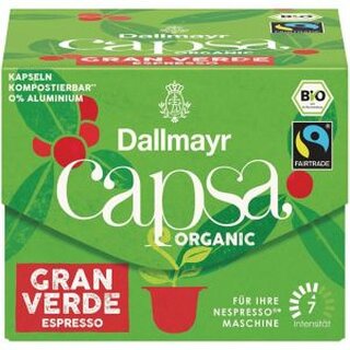 Capsa Granverde Espresso Dallmayr, 10 Stck