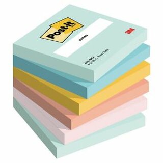 Notes PK6 PostIt 654-6-BEA, 76 x 76 mm, 6 Stck