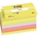 Haftnotizen Post-it Z-Notes R350NR, 127 x 76 mm, 6 Blcke...