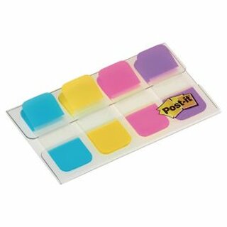 Index-Spender Post-It 676-AYPV, mit 40 Haftstreifen, 16x38mm, farbig sortiert