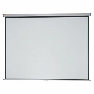 Projektionswand Nobo 1902394, Wand und Deckenmontage, Gre: 235 x 176,3cm