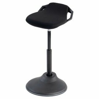 Ergonomischer Hocker Alba MHFLEXY N, Sitz- und Stehhocker, bis 130kg, schwarz