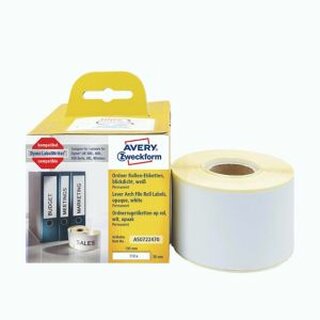 Rollenetiketten Avery Zweckform AS0722470 38x190 mm, we, 1 Rolle/110 Etiketten