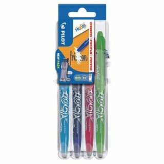 Pilot Stift Frixion Ball Tintenroller, 0,7 mm, radierbar, sortiert