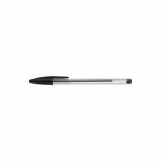 BIC Cristal Kugelschreiber mit Kappe Strke M - 0,4 mm - schwarz - 4 Stck