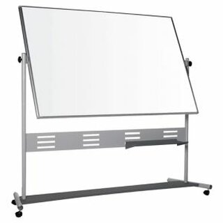 Weiwandtafel Bi-Office QR5404, Stativ-Drehtafel, emaill Oberfl. Mae: 150x120cm