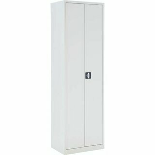 Flgeltrenschrank ECO Bisley 4 Bden, 195 x 60 cm, grau