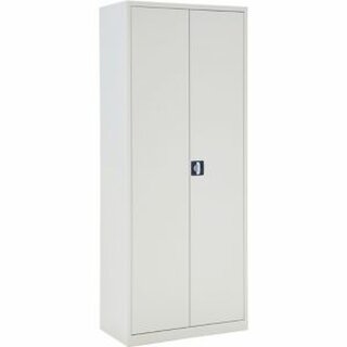 Flgeltrenschrank ECO Bisley 4 Bden, 195 x 80 cm, grau