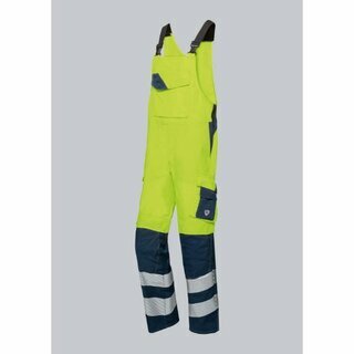 BP 2237-590-6614 Leichte Warnschutz-Multinorm-Latzhose APC2, Gr.: 56N, gelb/blau