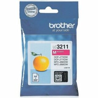 Brother Lc-3211M Tinte ca. 200 Seiten, Magenta