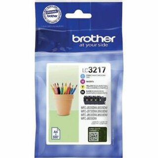 Tinte Brother LC3217VALDR, 4 farbig