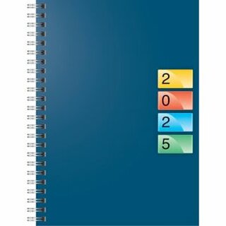 Brunnen Buchkalender 1079640995 DATAline, 1W/2S, A5, blau