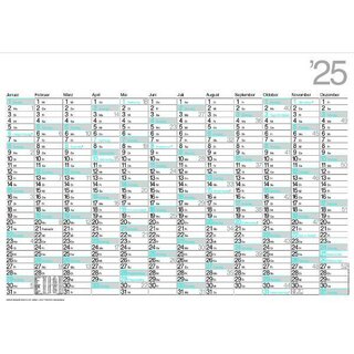 Bhner Plakatkalender SIGMA M12, 12 M/1S, 67 x 47 cm, 2025