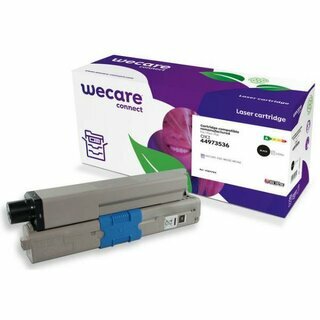 Wecare Toner Kompatibel zu Oki 44973536 schwarz