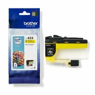 Brother Tinte LC-424Y, fr DCP-J1200W, Reichweite 750 Seiten, gelb