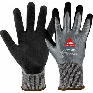 Hase Genua Dry+ Schnittschutzhandschuhe, Nitrilbeschichtung, Gre: 9, 1 Paar