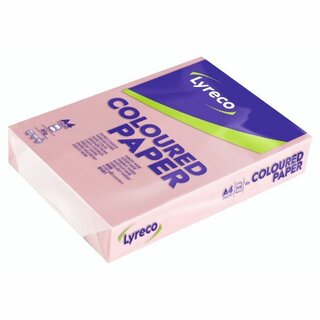 Kopierpapier Comby, A4, 80g, pastell rosa, 500 Blatt