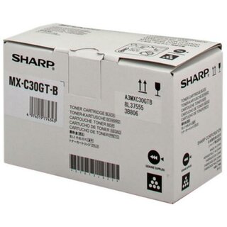 Sharp Mx-C30Gtb Toner fr Mx-C300W schwarz