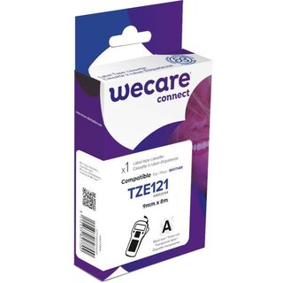 WECARE Schriftband kompatibel zu TZE-121, 12 Stck