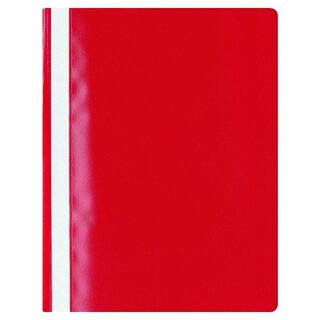 Schnellhefter Budget A4, 400128298, aus PP, rot