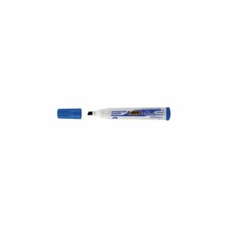 BIC Boardmarker ecolutions Velleda 1751, Keilspitze 3,7 - 5,5 mm, blau, 12 Stck