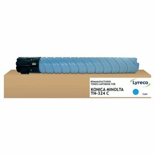 Toner 15646753, kompatibel zu Konica Minolta TN-324, 26000 Seiten, cyan