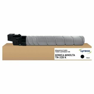 Toner 15646809, kompatibel zu Konica Minolta TN-328, 28000Seiten, schwarz