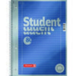 Brunnen Collegeblock Premium Student, A4, liniert, blau