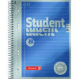 Brunnen Collegeblock Premium Student, A5, liniert, blau