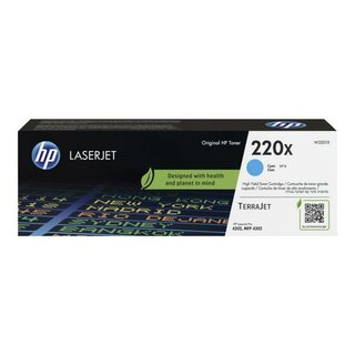 HP W2201X Toner HP 220X, 5500 Seiten, Cyan