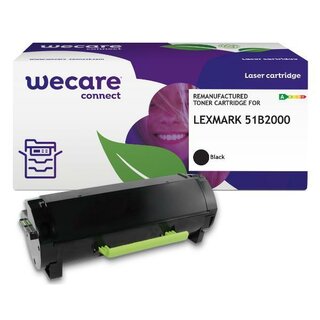 WECARE Toner kompatibel zu Lexmagentark 51B2000 schwarz