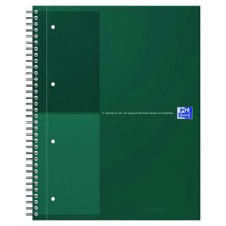 Oxford International Notizbuch, A4+, liniert, Grn