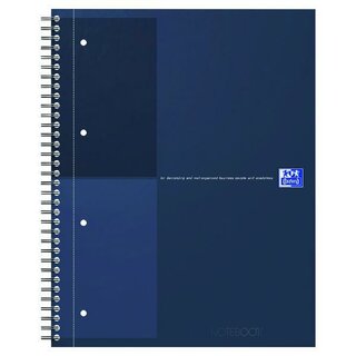 Oxford International Notizbuch, A4+, liniert, Blau