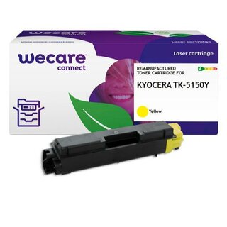 WECARE Toner kompatibel zu Kyocera TK-5150Y gelb