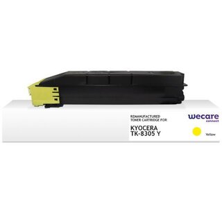 WECARE Toner kompatibel zu Kyocera TK-8305Y gelb