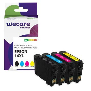 WECARE Tinte kompatibel mit Epson C13T16314010, 500 Seiten, cmyk, 4 Stck