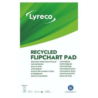 Flipchartblock Euro 70 Grammatur Recyc 20 Blatt