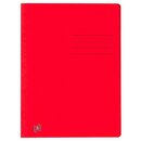 Oxford Schnellhefter Top File+, A4, Karton, 390 g/qm, Rot