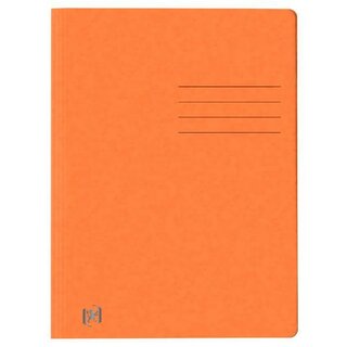 Oxford Schnellhefter Top File+, A4, Karton, 390 g/qm, Orange