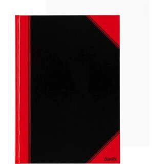 Bantex Chinakladde schwarz/rot, A4, 96 Blatt, 70 g/qm,...