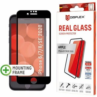 Bildschirmschutzglas Displex 01253, fr Iphone 6/7/8/SE, 10 H, transparent