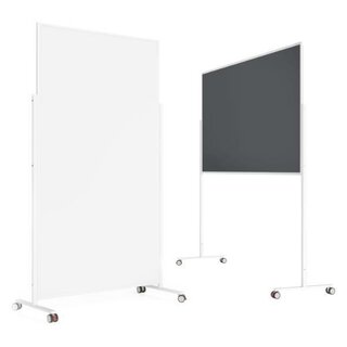 Magnetoplan Whiteboard Variopin Filz, Farbe: Grau/Schwarz