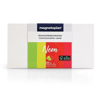 Magnetoplan Moderationskarten, Farbe:  Neon Fsc