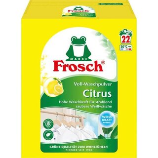 Frosch Waschpulver Citrus, 22 Wschen