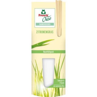 Frosch Oase Raumerfrischer Duftstbchen Zitronengras Nachfllpack, 90ml