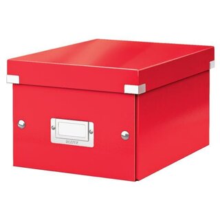 LEITZ Archivbox Click & Store WOW 6043-00-26, A5, 22 x 28,2 x 16 cm, rot