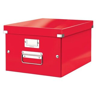 LEITZ Archivbox Click & Store WOW 6044-00-26, A4, 28,1 x 37 x 20 cm, rot