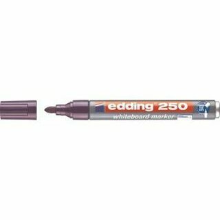 edding Whiteboardmarker 250 4-250008, Rundspitze, 1,5 - 3mm, violett