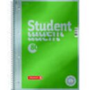 Brunnen Collegeblock Premium Student, A4, blanko, grn